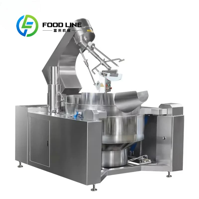 Mélangeur de cuisson industriel grande capacité personnalisé, machine commerciale automatique pour l