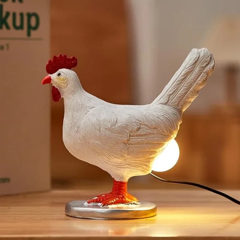 Veilleuses Led décoratives simulé Animal drôle pâques décor à la maison fête carnaval poulet lampe p