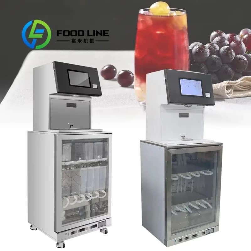 Machine à Bubble Tea et à Café Froid, Machine à Thé au Lait Intelligente pour Petites Entreprises