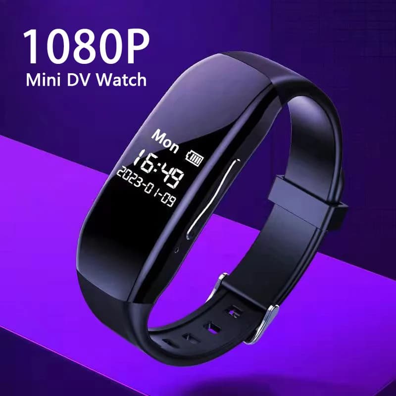Montre numérique Mini caméra 1080p HD caméscope portable Micro DV Action enregistreur vidéo vocal ca