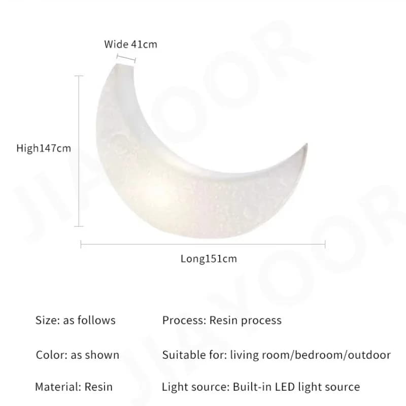 Lampe lunaire lampadaire chaise longue Design romantique créatif salon nordique chambre atmosphère c