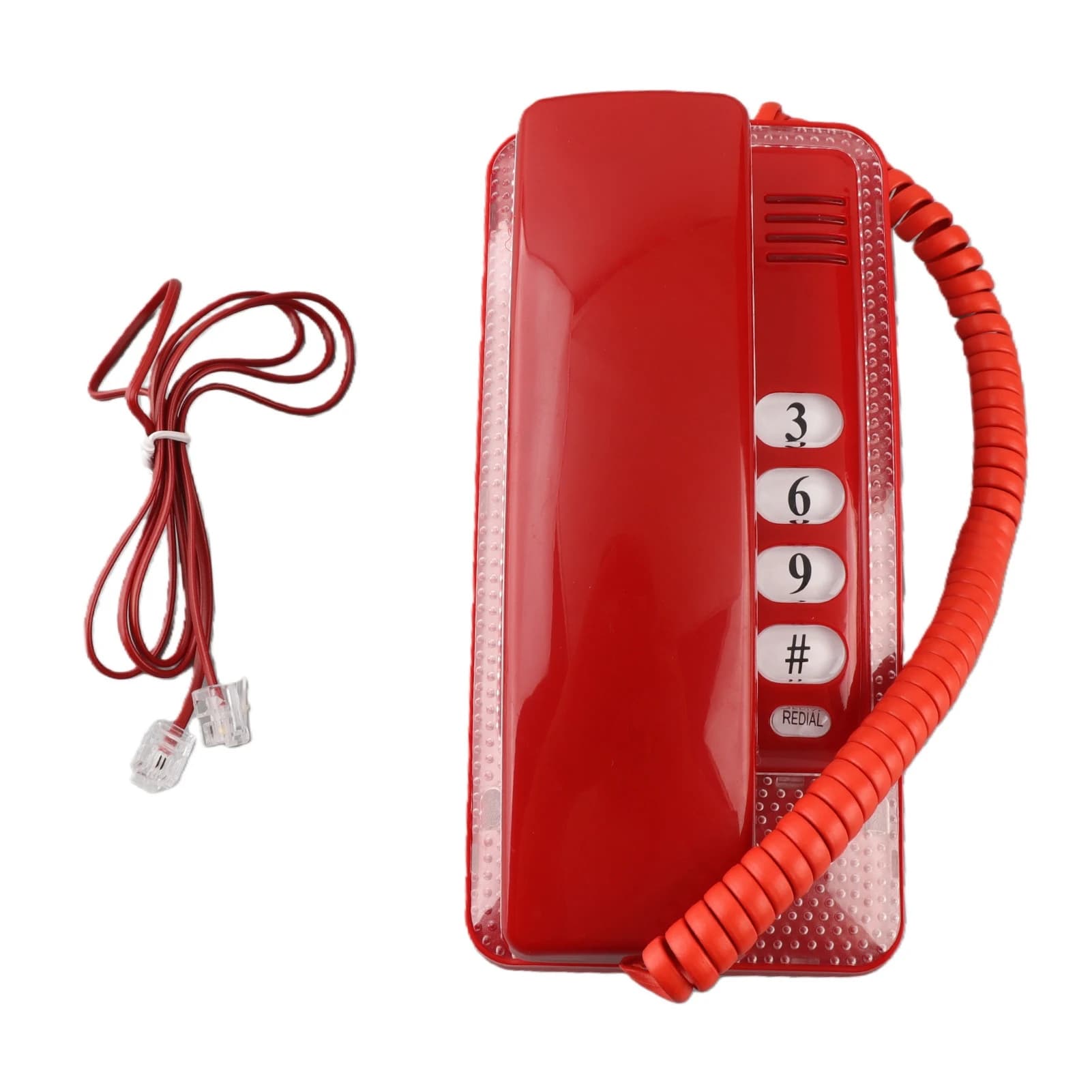 Téléphone fixe mural, extension de téléphone, pas d'identification de l'appelant, pour hôtel, pour b