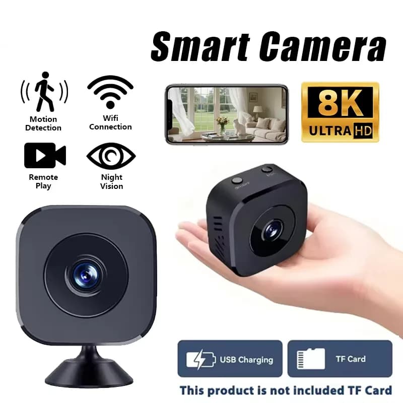 Nouvelle Caméra de Sécurité Intelligente Pro 2026 8K HD Sans Fil Détection de Mouvement Vision Noctu