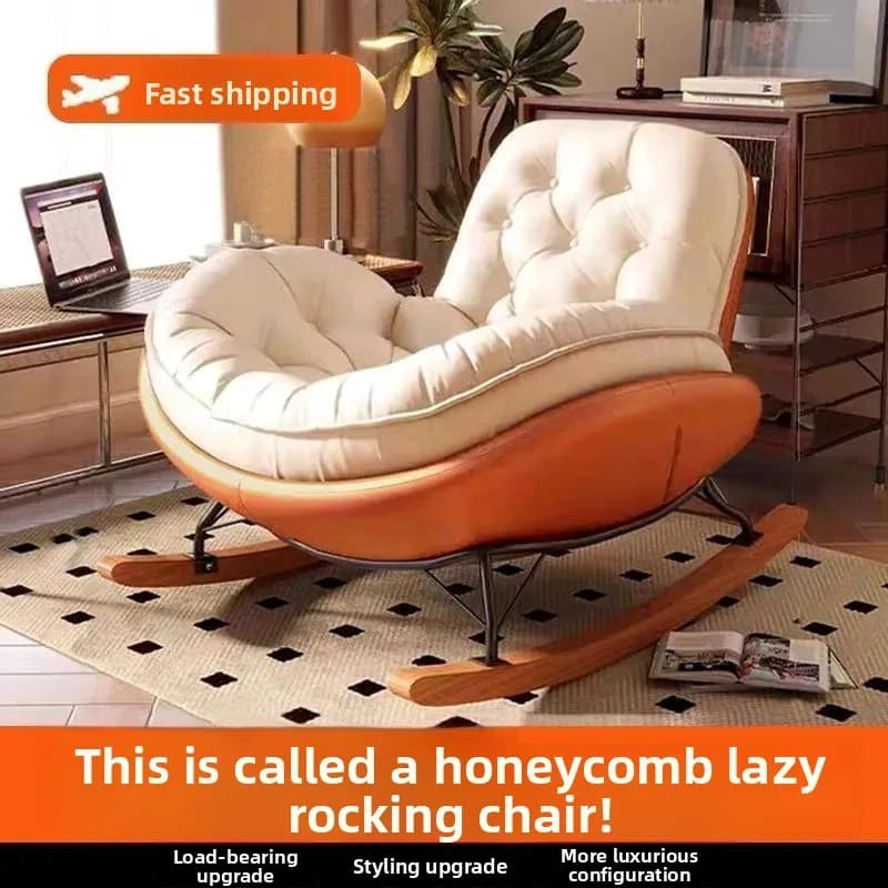 Moderne, pingouin, chaise à bascule, chaise longue, balcon, maison, chaise de loisirs, salon, luxe l