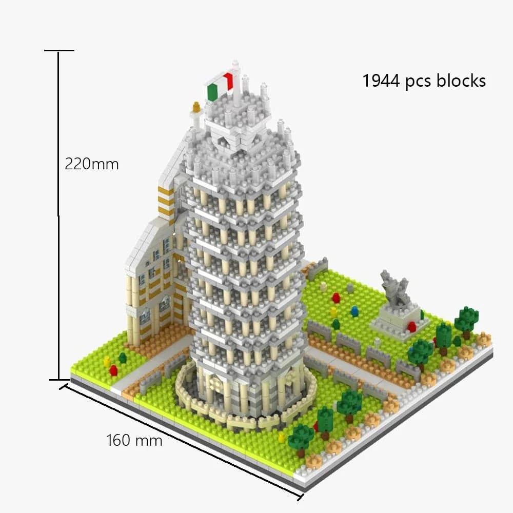 Célèbre Big Ben Micro Mini blocs de Construction réplique artisanale, jouets de loisirs et de divert