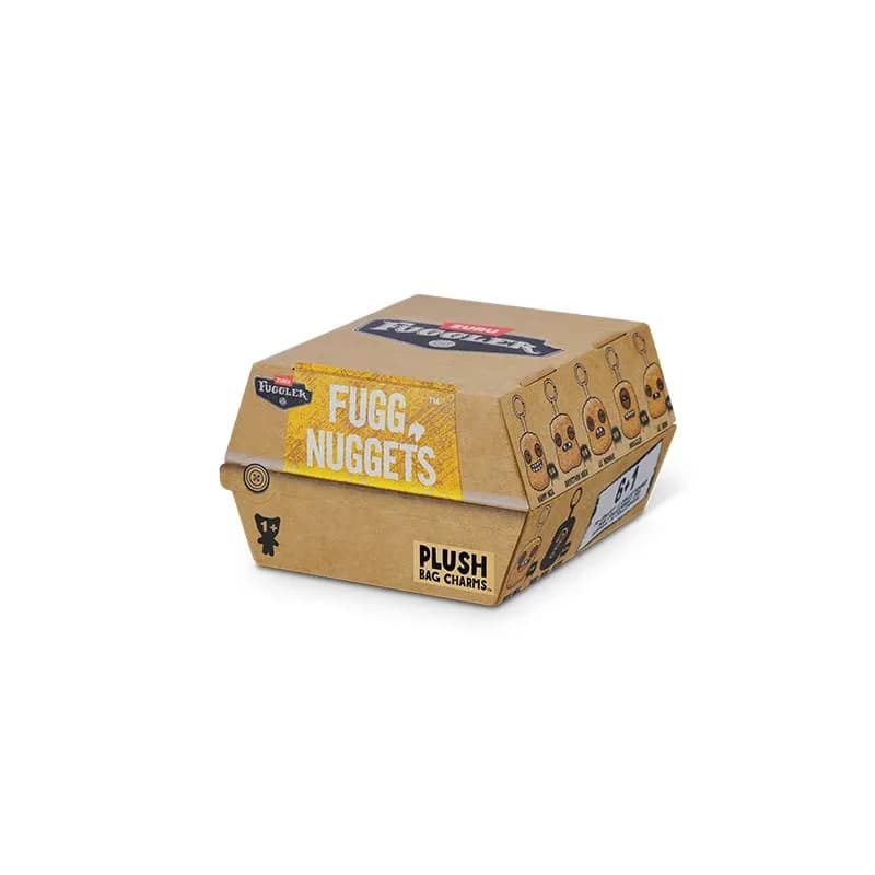 Peluche originale FUGG NUGGETS, Boîte mystère Fuggler, 6,5-9,5 CM, Jouet Colonel Chicken Nuggets, Mo