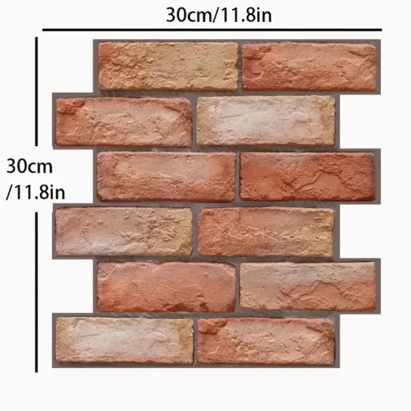 Transformez votre maison avec 10 panneaux muraux décoratifs 3D – Papier peint auto-adhésif, imperméa