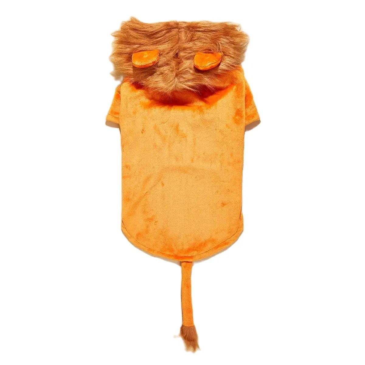 Costume d'Halloween pour chien le roi Lion, sweat à capuche pour animaux de compagnie pour petits ch