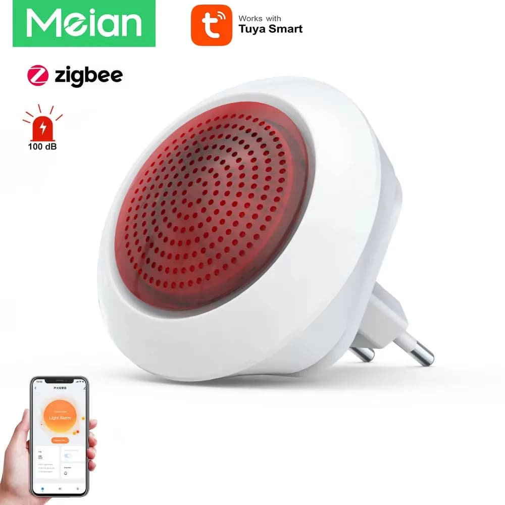 Meian Tuya 100dB sirène alarme sans fil Sirena Alarma liaison contrôle de Protection de sécurité Via