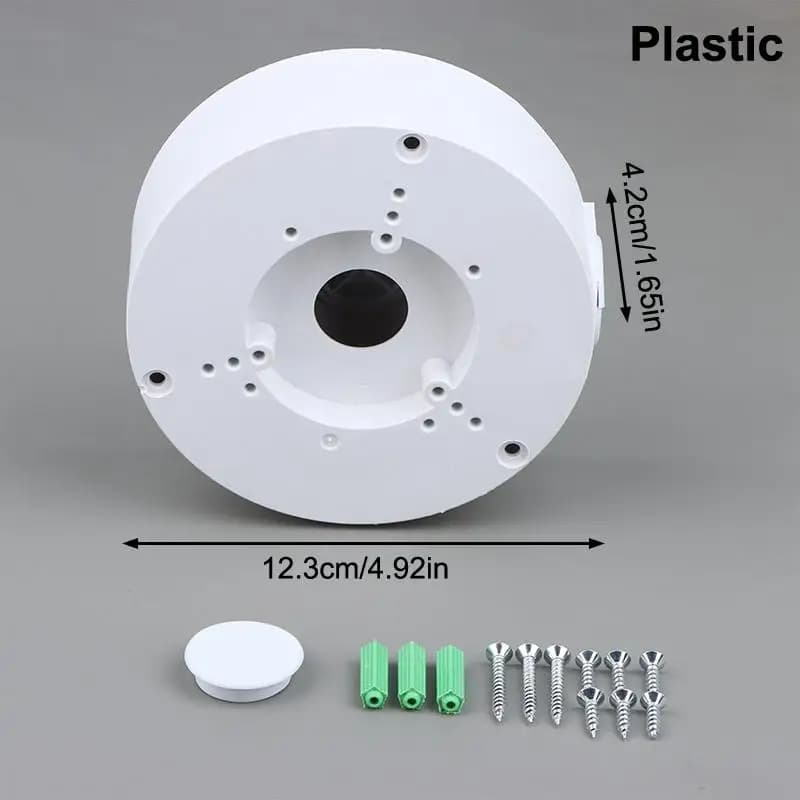 Boîtier de jonction étanche PFA130-E en aluminium/plastique blanc, support de caméra IP66 pour camér