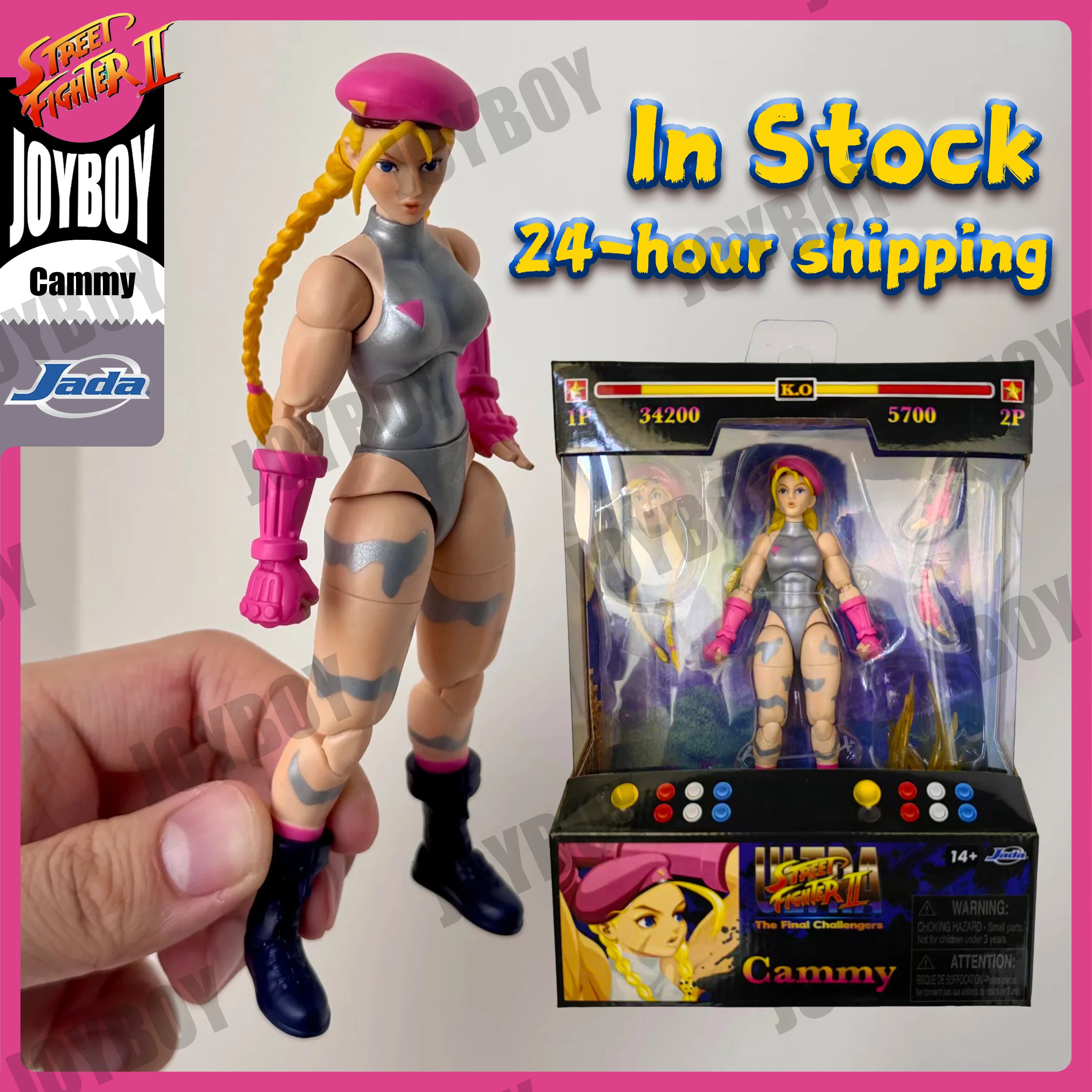 En stock, figurine originale JADA Toys 1/12 Street Fighter, Cammy Variant Color, figurine d'action,