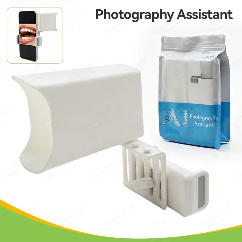 Aide à la photographie dentaire : Rétracteur intra-oral avec support pour photos dentaires et orthod