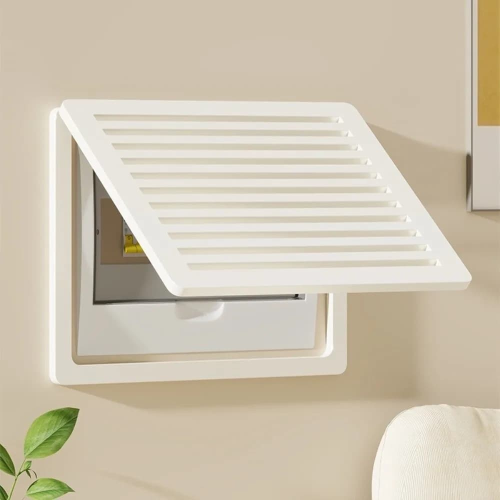 Cache-Compteur Électrique Décoratif de Haute Qualité Couleur Unie – Cache-Boîtier Simple et Durable