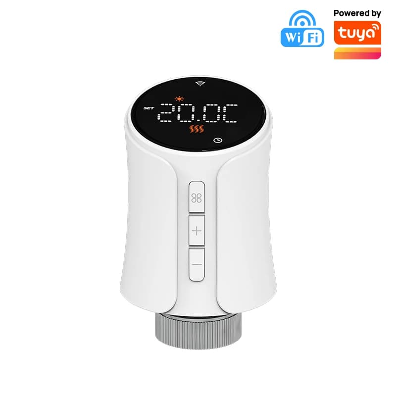 Vanne thermostatique intelligente, Tuya, WiFi, TRV, contrôleur de température, Alexa, Google Home