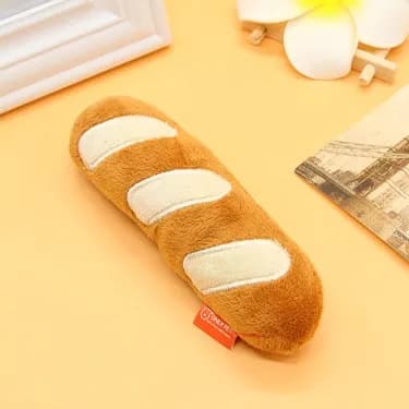 Jouet baguette française pour chiens, pain, nourriture en duvet, délicieux, Texture pelucheuse, pour