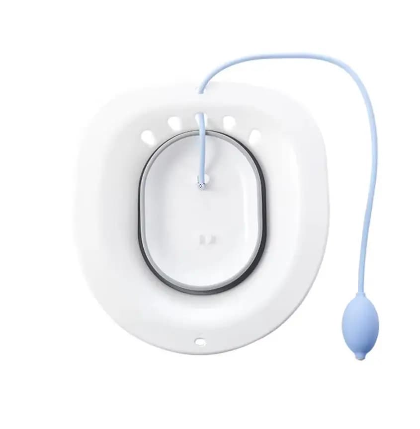 Bain de siège pour hémorroïdes, bain de siège pour siège de toilette, soins post-partum, kit de bain