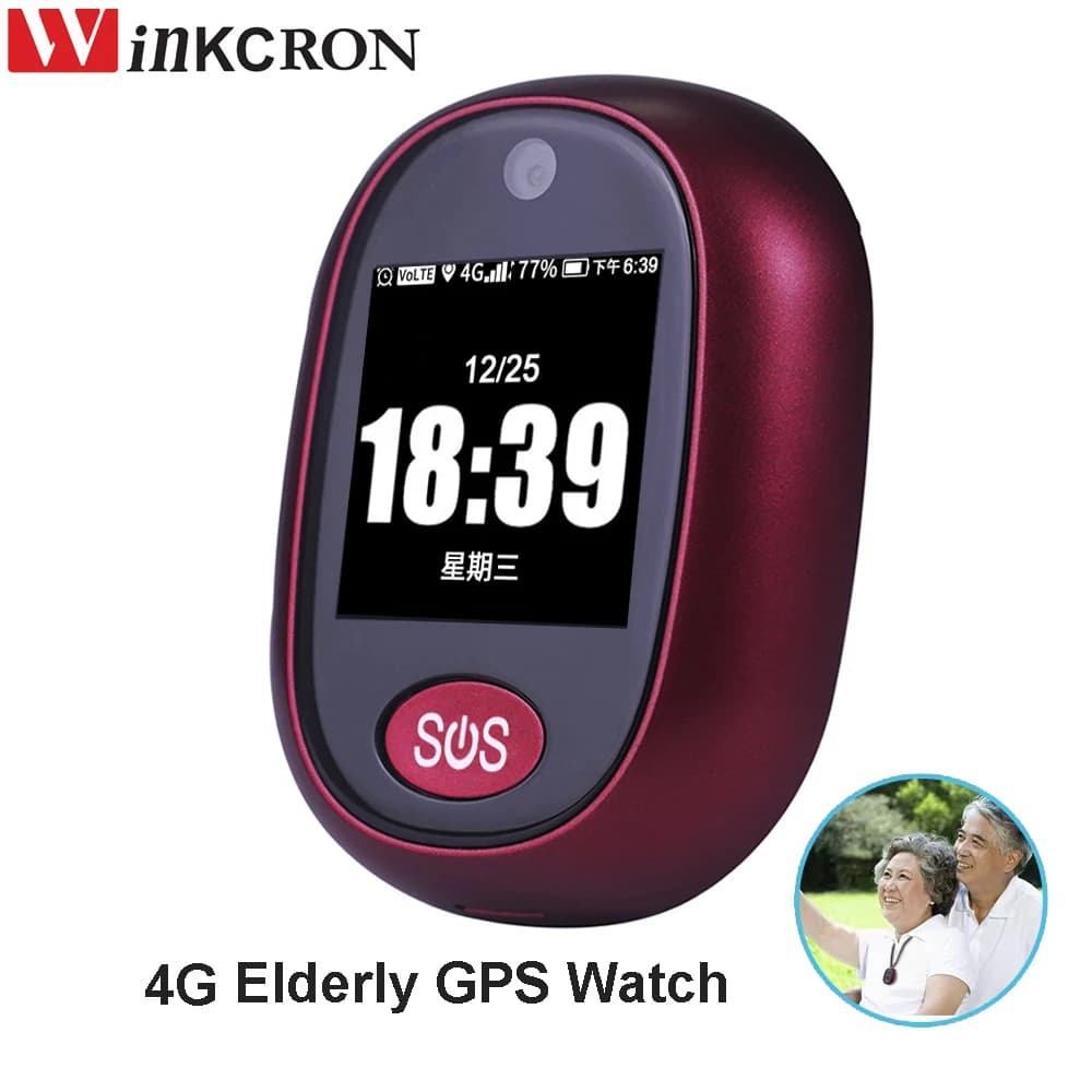 2026 aîné 4G montre intelligente V45 tactile GPS Tracker WIFI SOS GPS suivi pendentif gps Tracker al