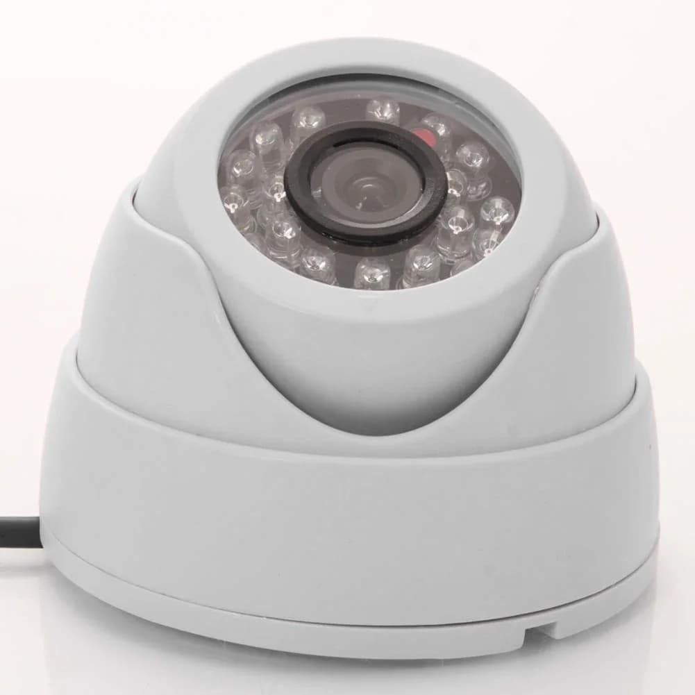 Caméra de permission Intérieure LED 24IR avec Capteur d'Image, CMOS, Vision Nocturne Jour et Nuit, S