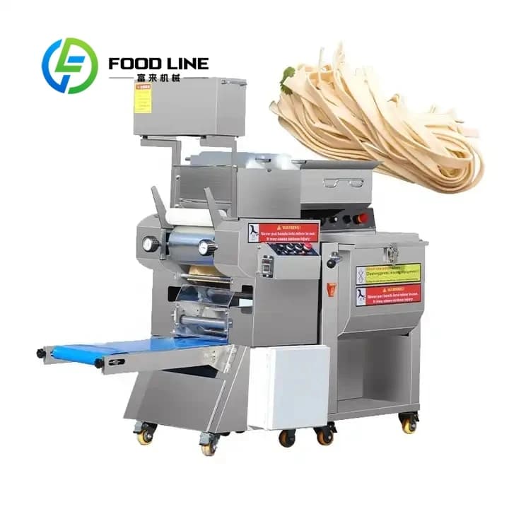 Avec mélangeur de pâte 100Kg nouilles japonaises Ramen nouilles faisant la Machine commerciale