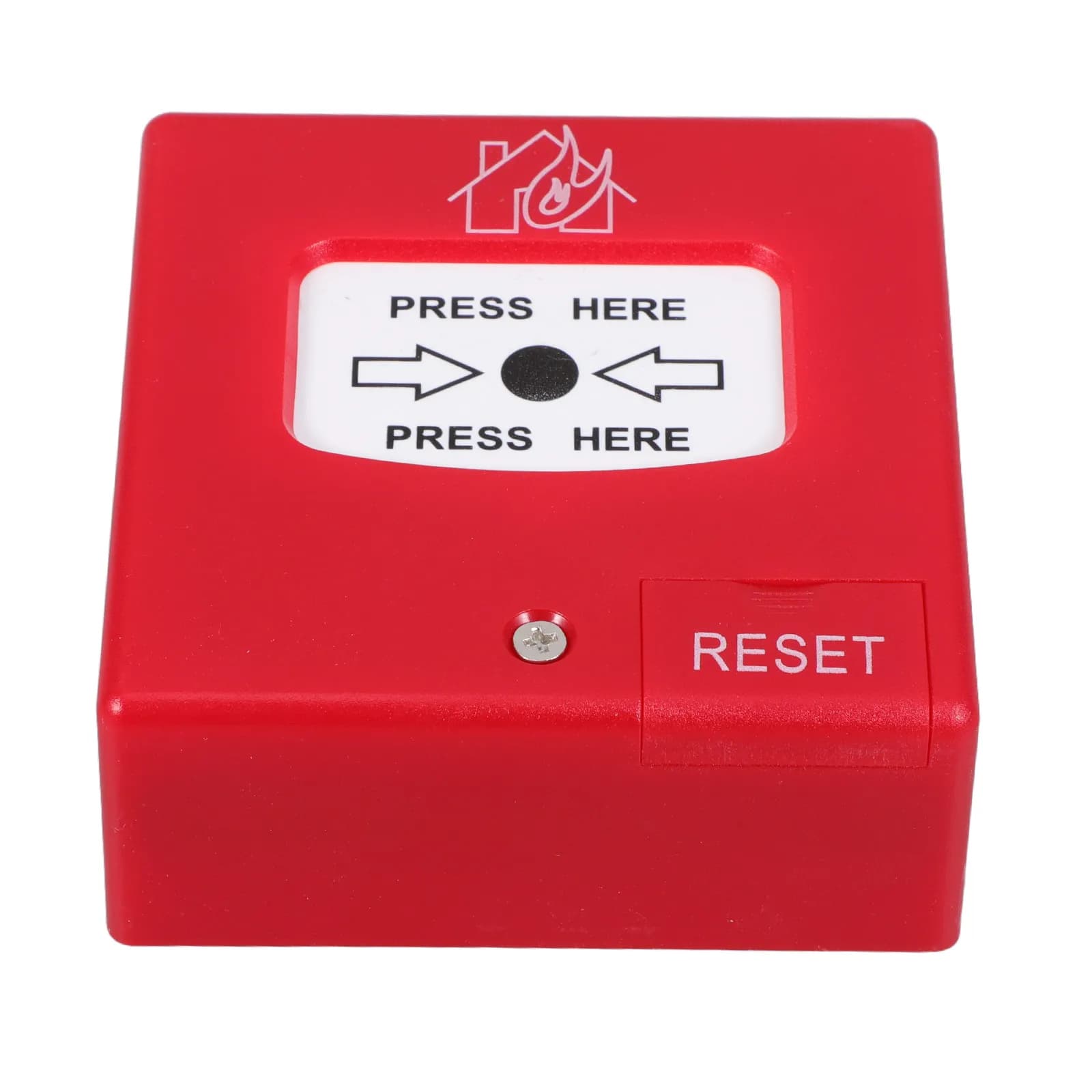 Bouton d'alarme manuel d'urgence pour incendie avec réponse rapide, conception haute visibilité, poi