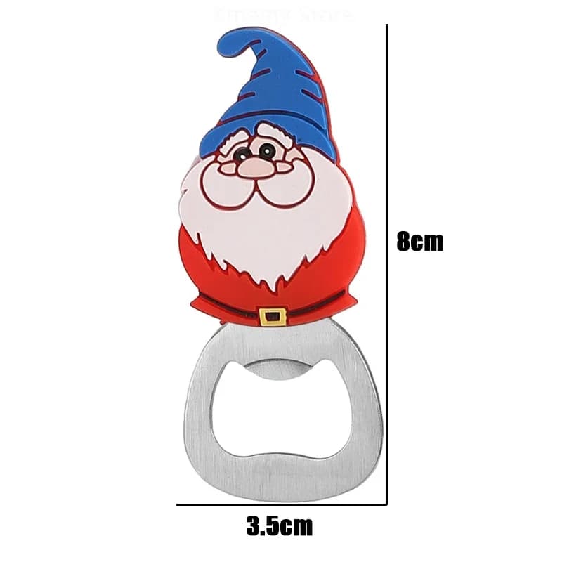 Ouvre-bouteille magnétique de noël, père noël bonhomme de neige, élan, bière, aigle, ouvre-bière en