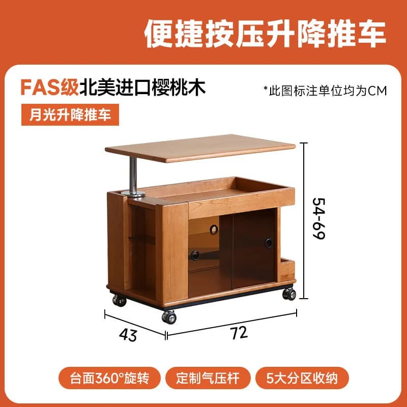 Table basse mobile en bois avec rangement, style nordique, pour salon, canapé, mobilier d'hôtel