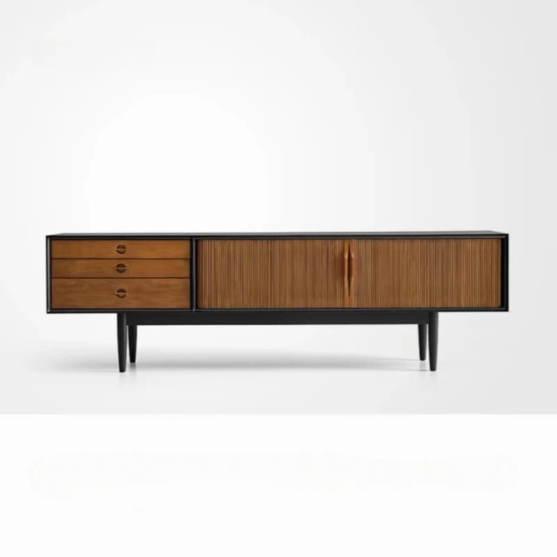 Meuble Tv Design industriel milieu du siècle élégant rétro salon meuble Tv luxe avec tiroirs meuble