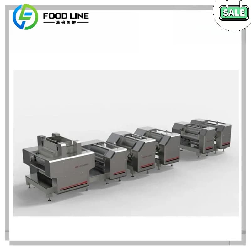 Ligne de boulettes à grande vitesse - Système automatique de fabrication de produits Gyoza & Grain