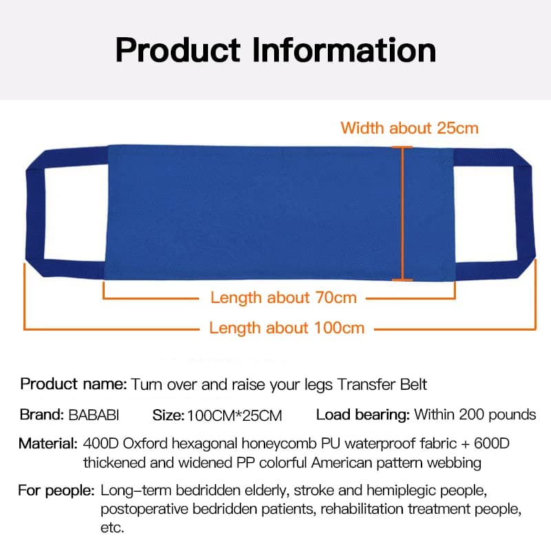 Ceinture de transfert pour personnes âgées handicapées, coussin de changement de vitesse pour soins
