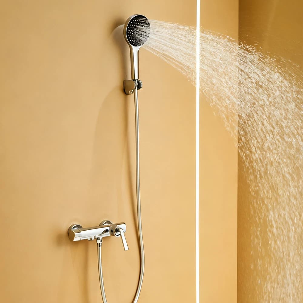 Système de douche thermostatique intelligent et moderne de luxe pour salle de bains, robinets mélang