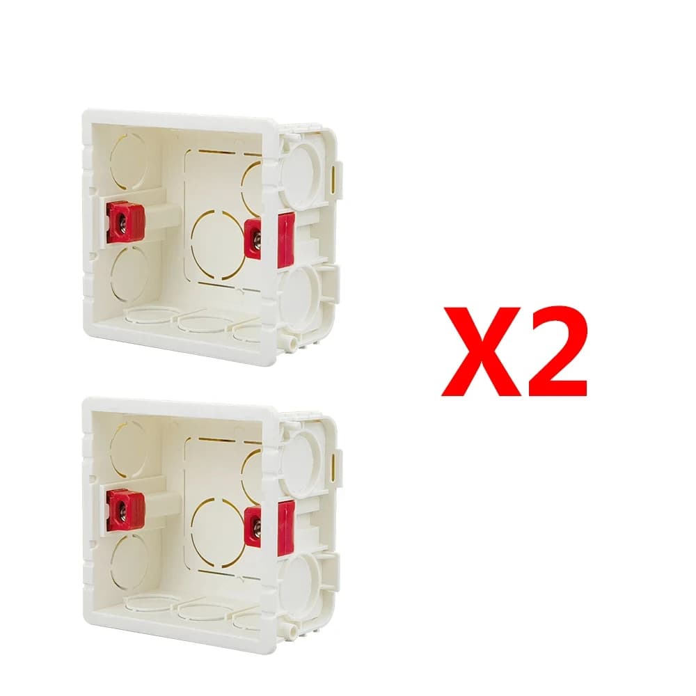 Prise murale russe ue corée cadre en verre trempé blanc RJ45 CAT6 prise TV simple Double Triple 86x8