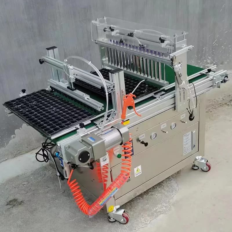 Machine automatique de semis de semis de plateau de trou, plantation de graines de fleur, à la deman