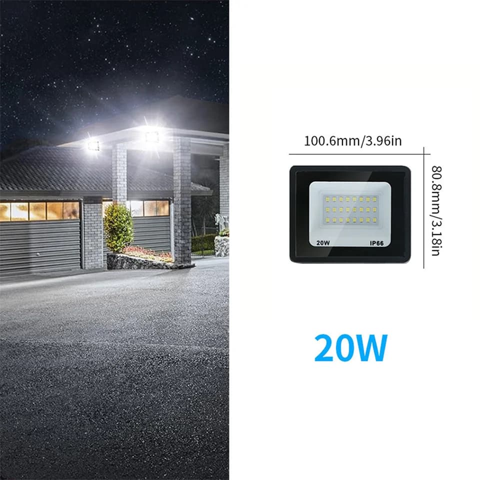 Projecteurs LED extérieurs 10W 20W 30W 50W 100W 150W 200W 300W AC220V AC110V Ultra-lumineux éclairag