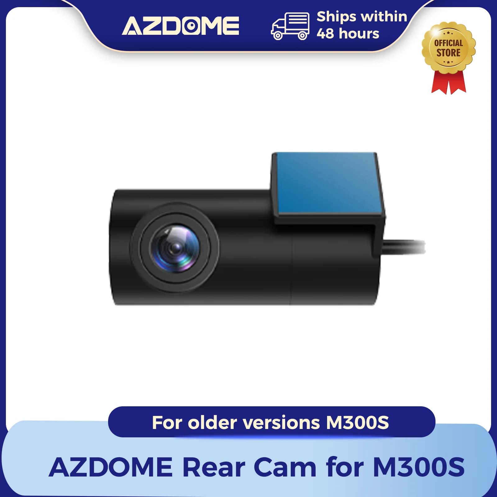 Caméra arrière AZDOME pour M300S (ancienne version) – Caméra embarquée, caméra de recul, HD, vision