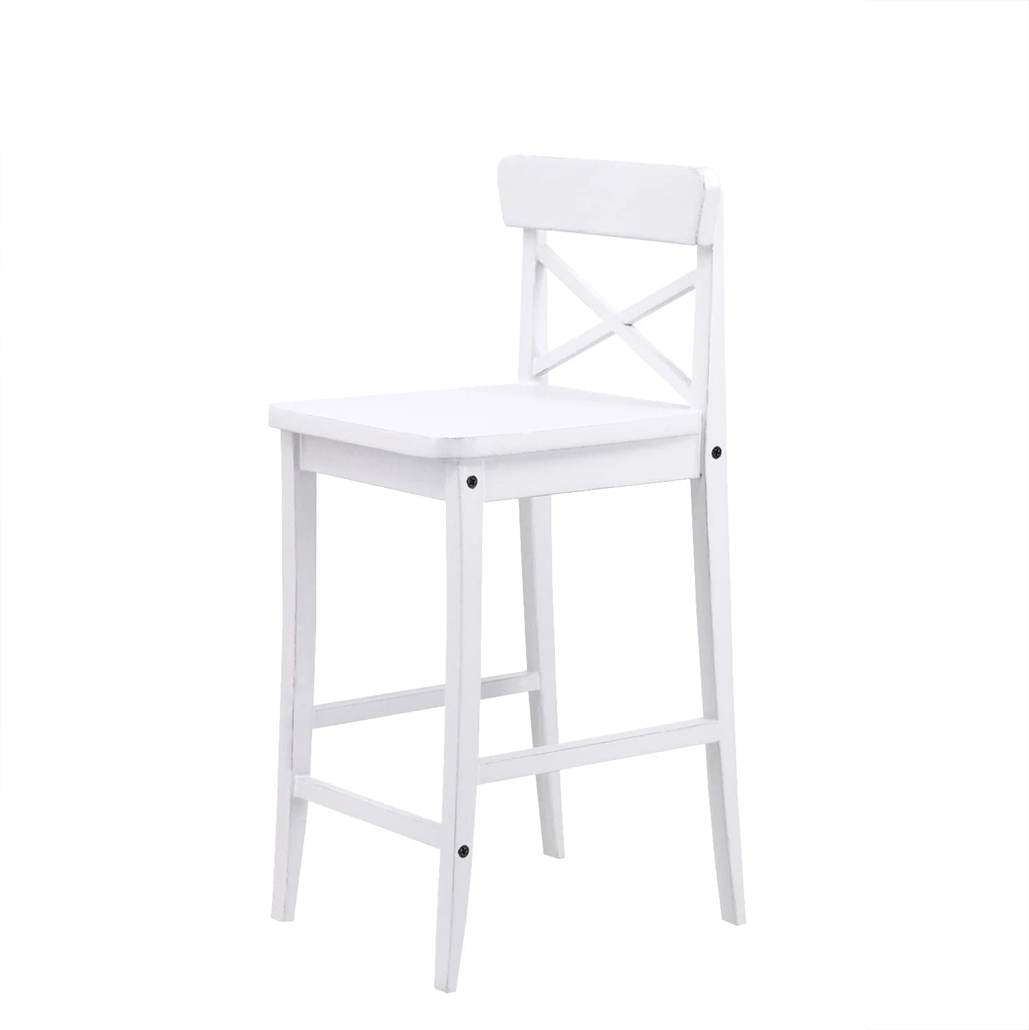 Chaise de bar en bois massif pour maison de poupée, chaise de salle à manger, modèle mini, accessoir