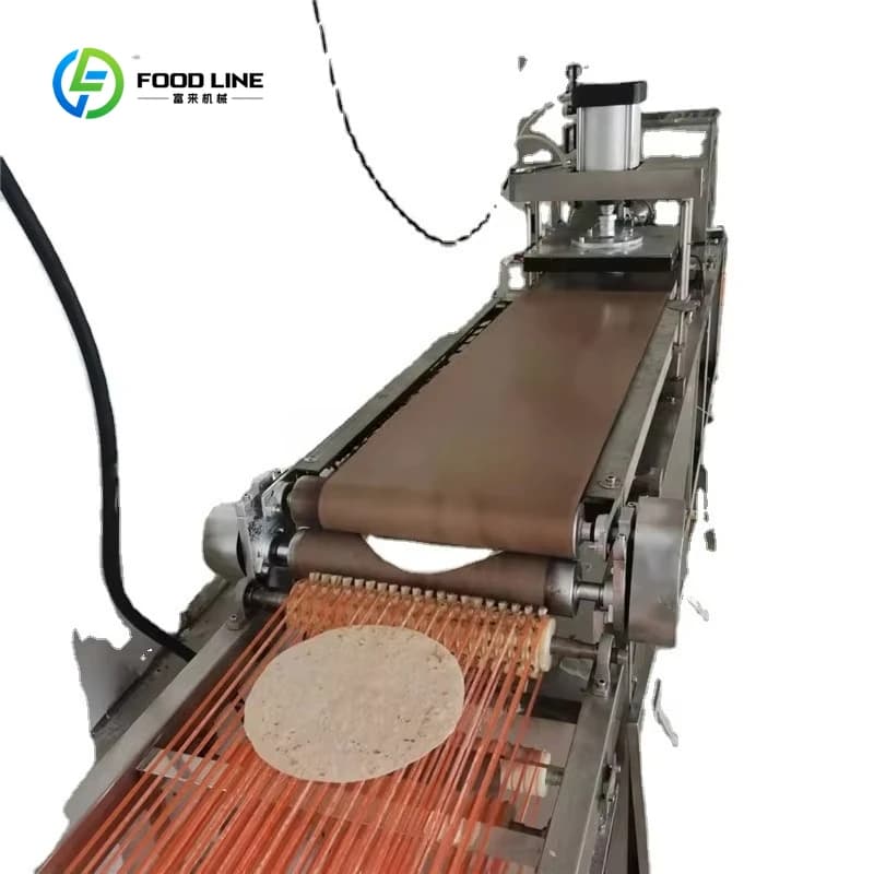 Machine à fabriquer des pains plats automatiques personnalisés en arabe, pita, chapati, lavash, tort