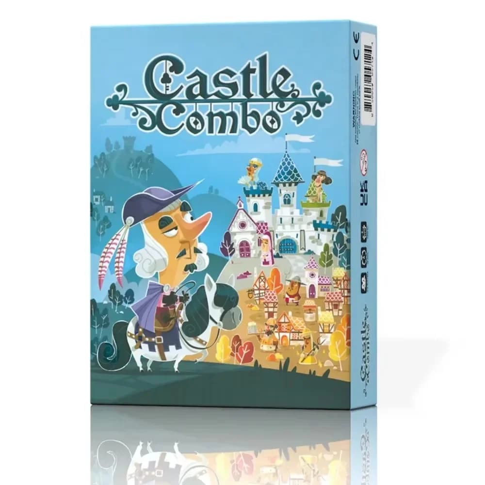 Jeu de société de stratégie Castle Combo, jeu de table médiéval avec effets instantanés, bonus de fi