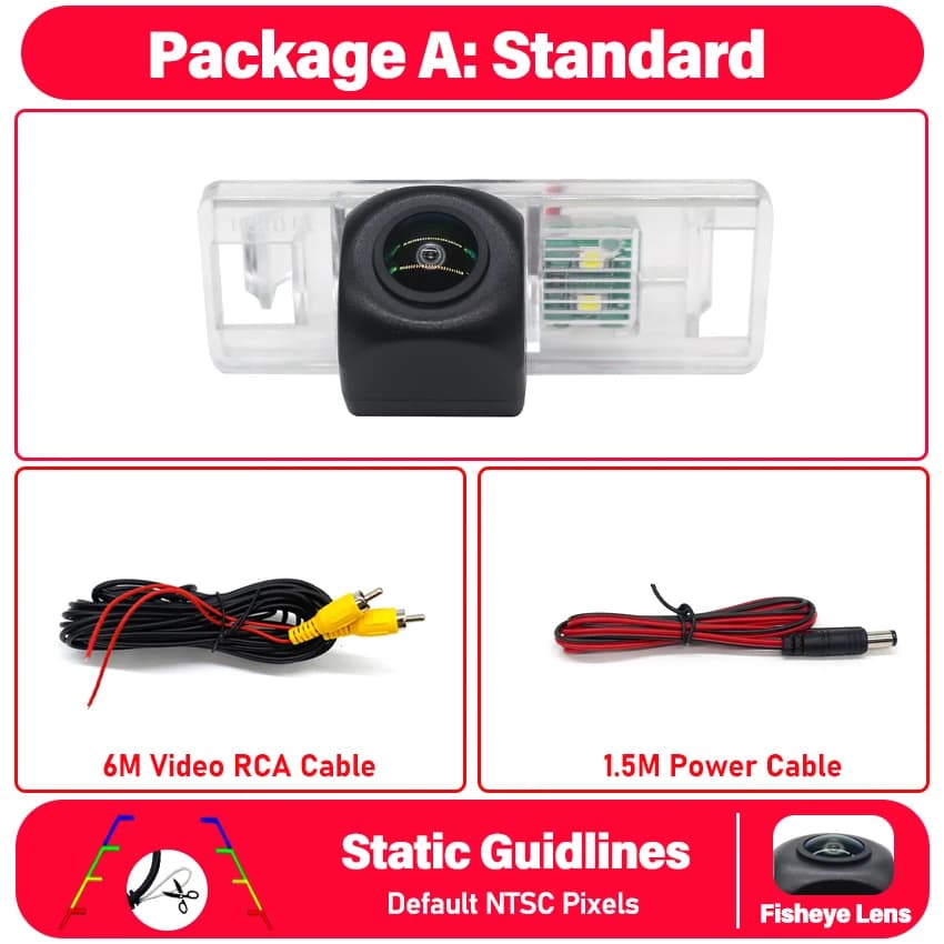 Caméra de recul pour véhicule, 170 degrés, 1080x720P HD, étanche, pour citroën C2 C3 Picasso C4 Pall