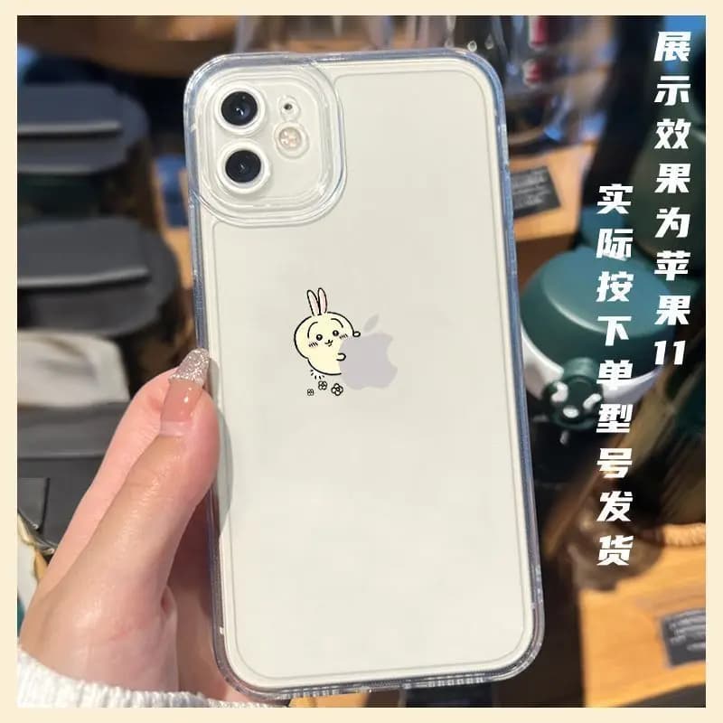 Nouvelle Coque de Téléphone Chiikawa Mignonne Anime Kawaii en Silicone Souple pour Filles, Compatibl