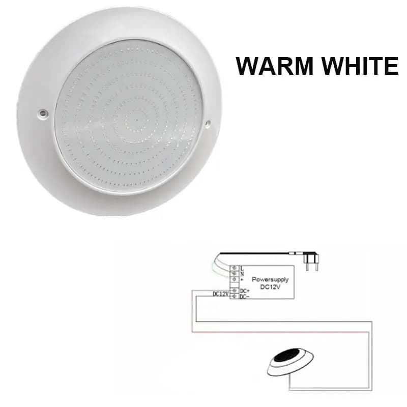 Lampe LED sous-marine avec télécommande, imperméable conforme à la norme IP68, éclairage d'extérieur