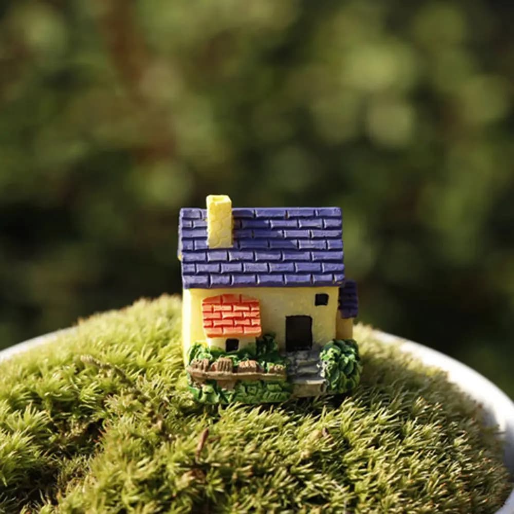 Ornements miniatures FigAuckland, maison de course débarde calcul, terrarium de villa, maison de mic