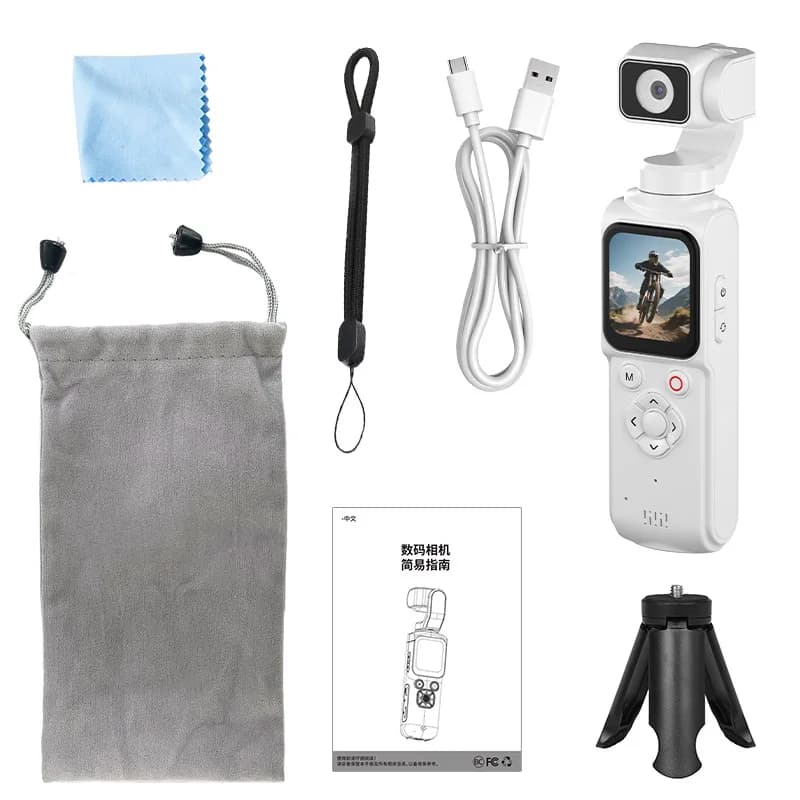 Caméra d'action sportive 4K avec télécommande Wi-Fi, écran IPS de 1,72 pouces, enregistreur vidéo DV