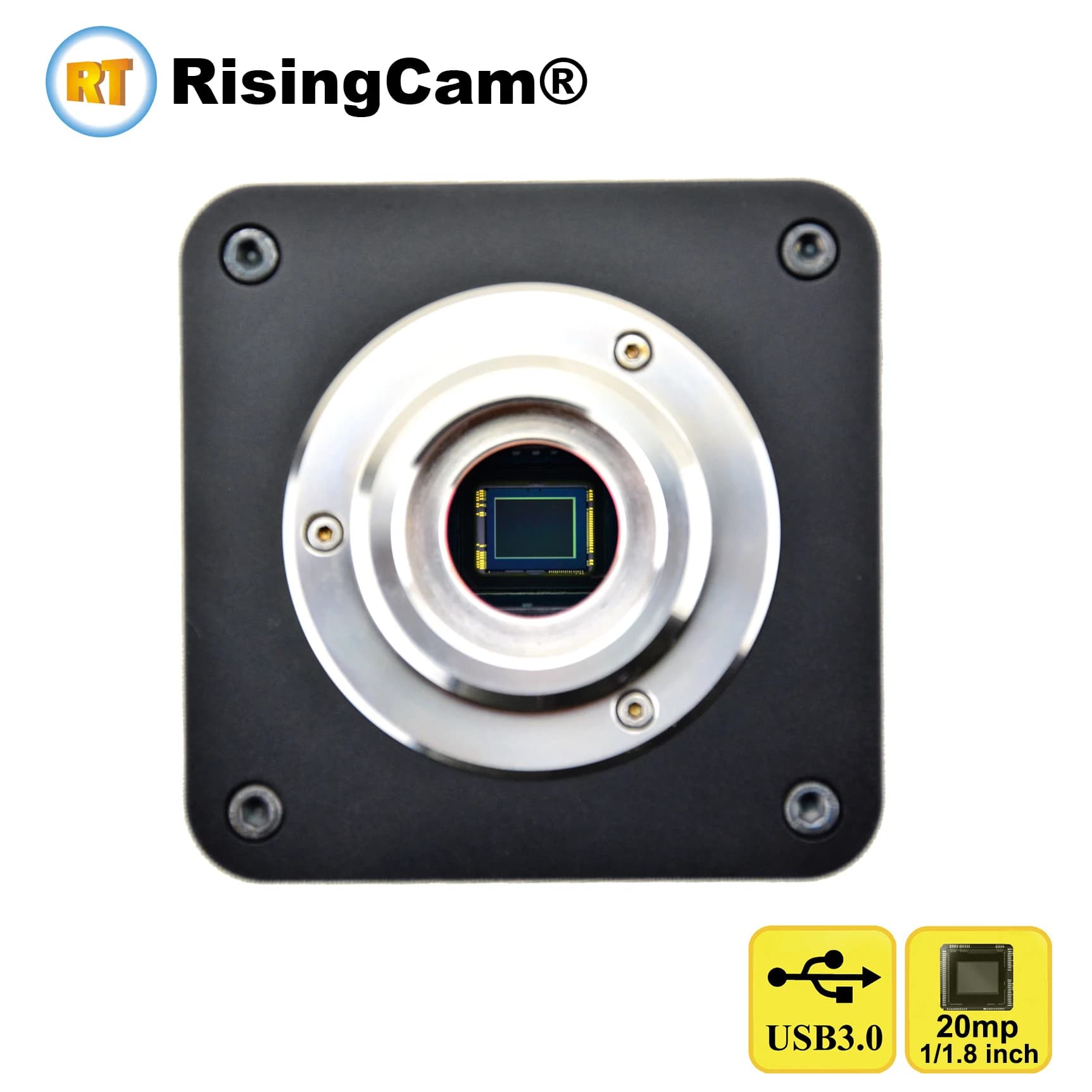 Caméra de microscope numérique USB RisingCam 20mp, haute fréquence d'images, capteur 1/1.8 pouce, so