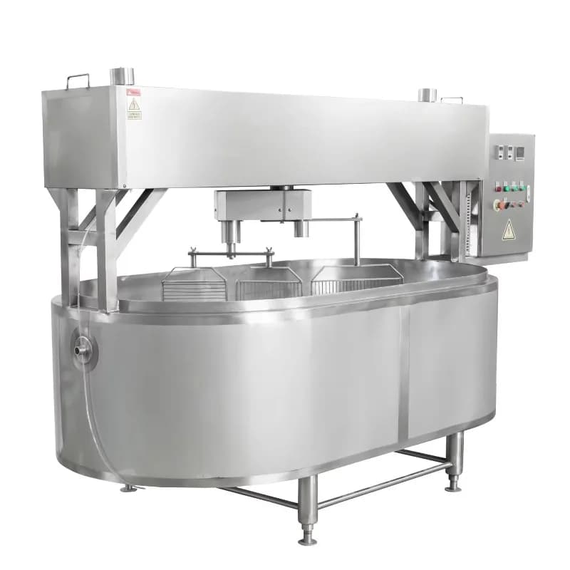 Ligne de transformation du fromage complète sur mesure, équipement de production de mozzarella, mach