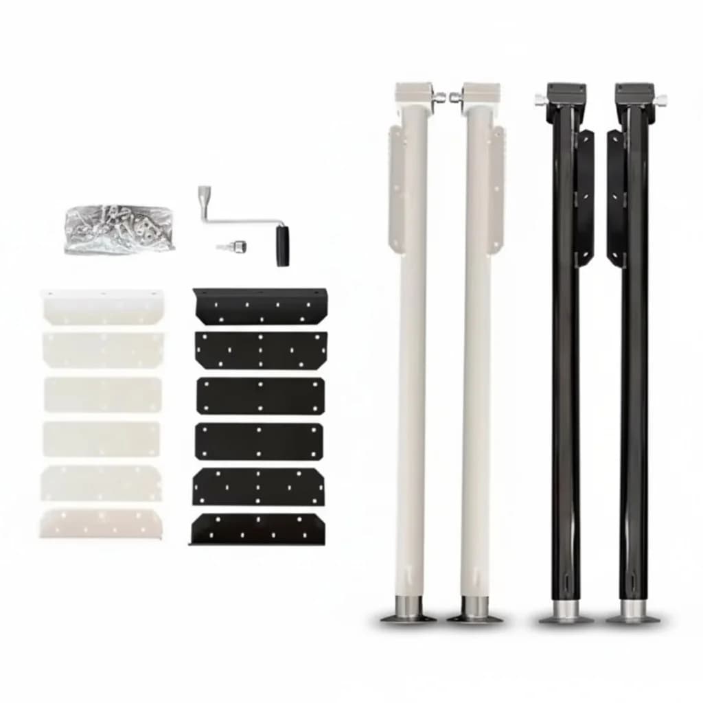 Cric électrique pour remorque, 2 tonnes, acier robuste, stabilisateur automatique, cric de levage mo