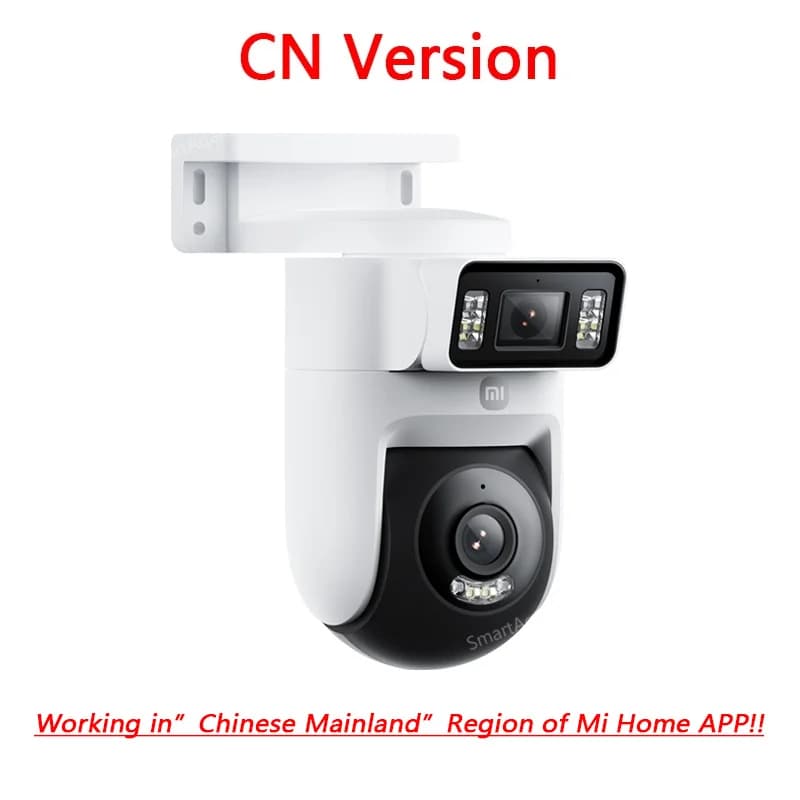 2025 Xiaomi caméra extérieure 4 double objectif 3K IP66 étanche couleur Vision nocturne AI détection