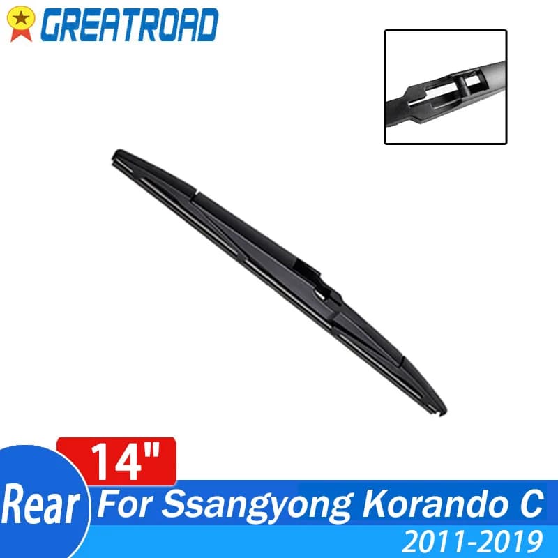Balai d'essuie-glace arrière 14 "pour Ssangyong Korando C 2011 2012 2013 2014 2015 2016 2017 2018 20