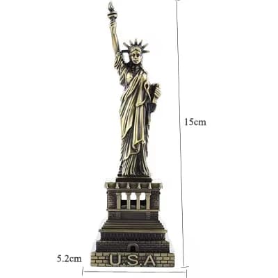 ERMAKOVA Figurine d'architecture en métal renommée mondiale bâtiment de monument Souvenir Statue mai