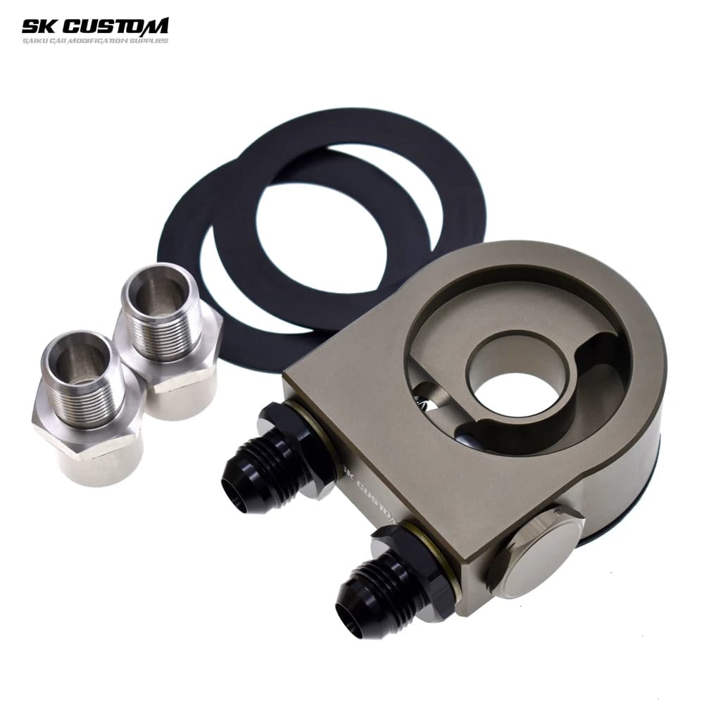 Adaptateur de radiateur d'huile pour voiture, Modification de filtre universel Al, Kit de refroidiss