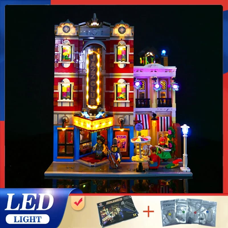 Kit d'éclairage LED DIY pour LEGO 10312 Jazz Club et Upgrade, uniquement la lumière LED, sans modèle